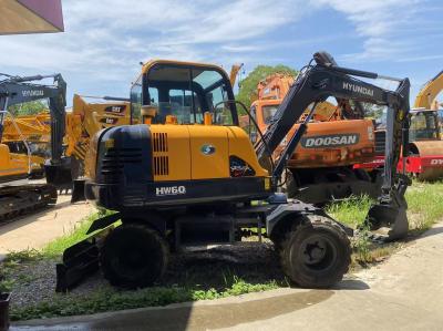 Wheel Excavator Hyundai 60  Digger 6 Ton Used Excavator