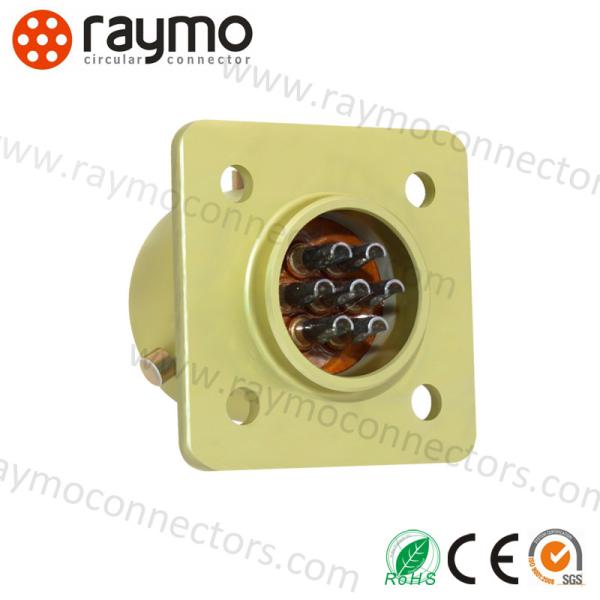500 Mating Cycles Bayonet Circular Connectors for Secure Military Applications Brass Shell and High Reliability