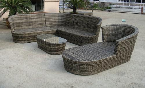 9pcs luxury resort beach sofa furniture