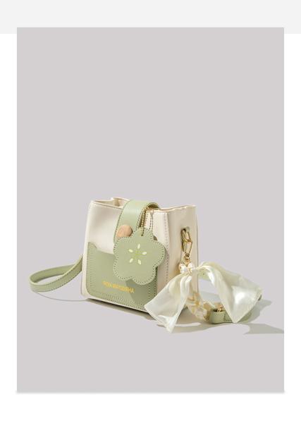 SUMMER FRESH ALL-MATCH BAG FEMALE FASHION TREND ADVANCED SENSE NICHE DESIGN CROSSBODY BUCKET BAG POPULAR THIS YEAR