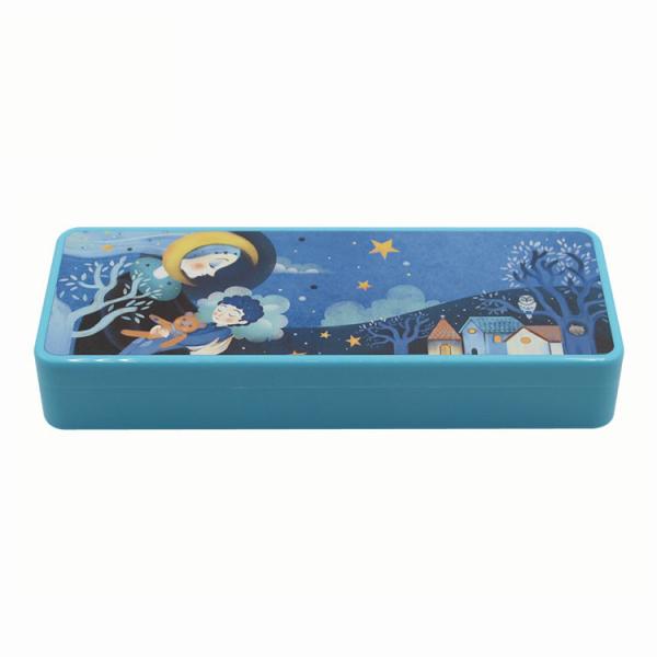 Custom Sublimation Pencil Holder Case School Supplies Plastic Blanks Sublimation Pencil Cases