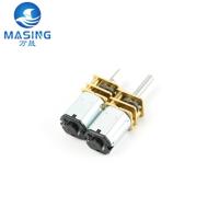Motor de engranajes de baja velocidad de 60 rpm 3V 6V N20 Micro Motor de engranajes con eje personalizado