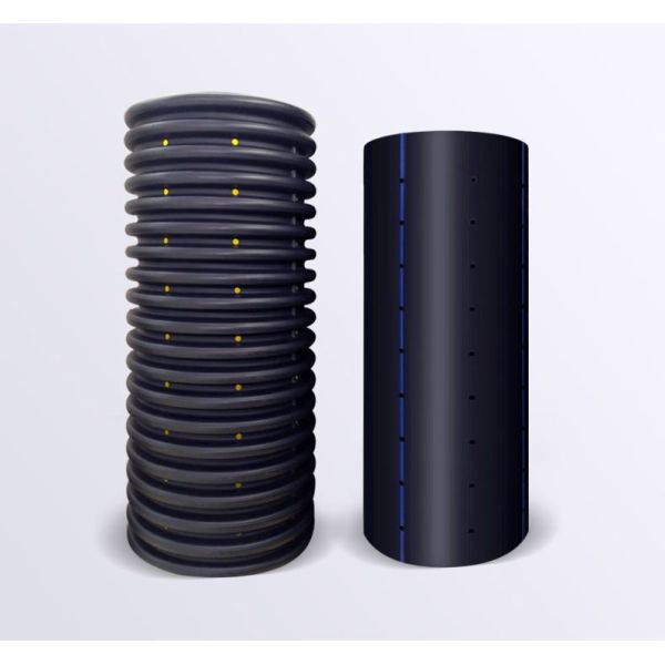 Acid And Alkali Resistant Poly PE Water Pipes 3 Inch 4 Inch SGS ISO