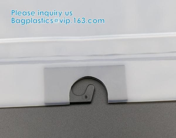 Swimwear Packaging Pouch With K Top, Gusset Bag Bikini Slider Zipper Packaging Bags, Hanger Hook Underwear