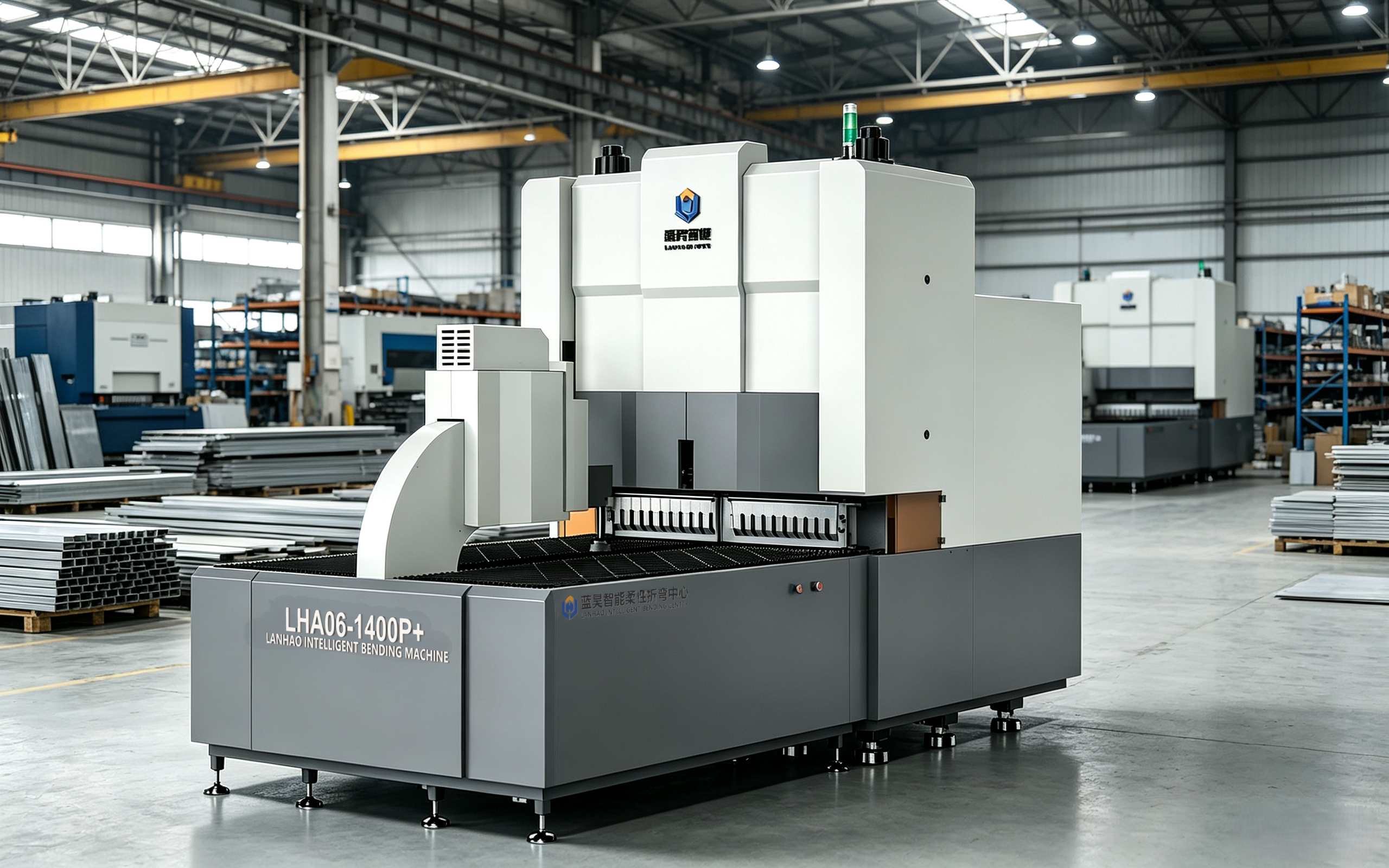 LHA-1400P+ Universal Tooling CNC Panel Bender for High-Mix Production