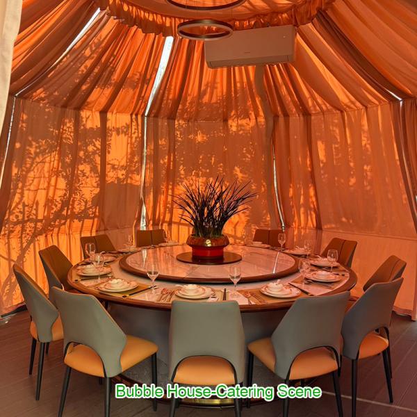 Dome Guesthouse Restaurant Bubble Tent Privacy Curtains Coffee Bar Modular Tiny House Bubble