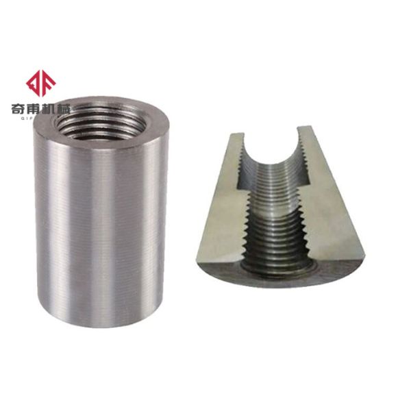 Dn 12mm-50mm Stainless Steel Rebar Couplers Die Forging Bar Break Coupler