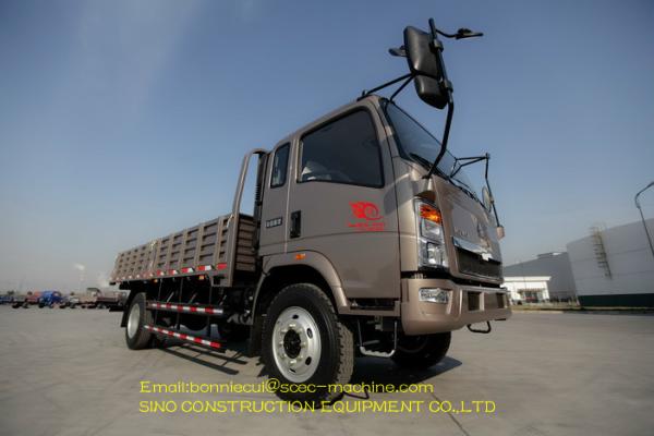 Mini Light Duty Commercial Trucks Sinotruk Homan 6 Tires 2 Ton - 10 Tons