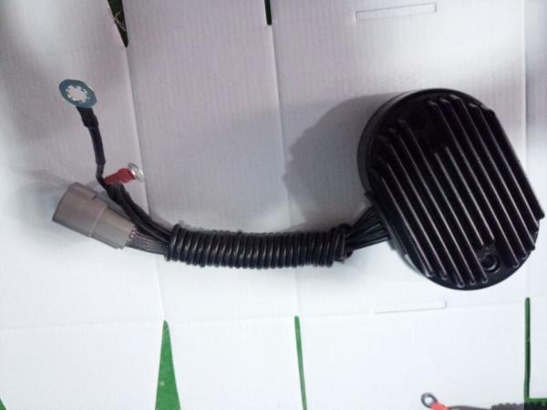 BLACK Motorcycle Rectifier Regulator , 12 Volt Regulator Rectifier For Harley Davidson Softail