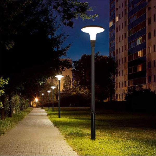 LED Outdoor 3-Meter Aluminum Landscape Solar Street Light  for Residential Areas Parks Scenic Spots & Courtyards