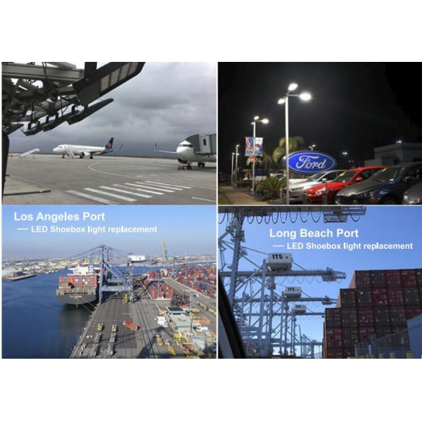 Chip 3030 Parking Lot LED Lights 3000K / 4000K / 6000K High Luminous Efficiency