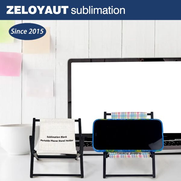Wholesale Linen Phone Stand Chair Sublimation Blanks DIY Personalized Custom Photo Promotional Business Gifts