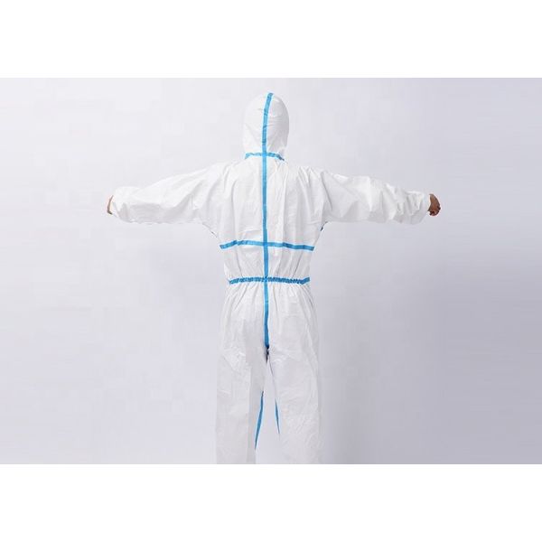White Full Body 3xl 65gsm Disposable Surgical Gown Prevent Liquid Penetration