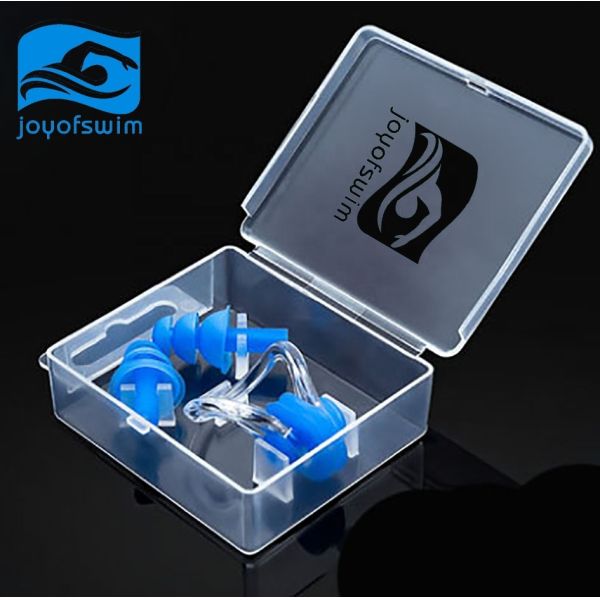 Wear Comfortable Stylish Swimming Nose Clip And Ear Plugs Multicolor