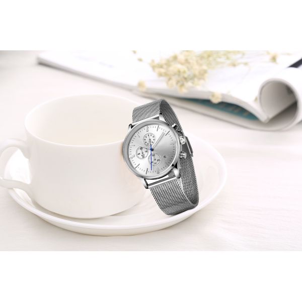 ODM Chronograph Movement Mens Quartz Watch Calendar Wrist Watch