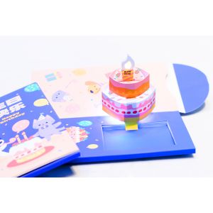 Three-dimensional Pop-up 3D Greeting Card Customizable Options Suitable for Corporate Gifts Invitations and Special Celebrations