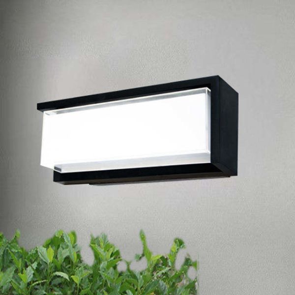 Modern 24W LED Outdoor Wall Mounted Household Luminaires Wall Lamp Floodlight with 1-