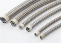 Aço AISI 304 sobre a mangueira lisa da trança PTFE para o óleo/líquido refrigerante