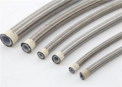 Aço AISI 304 sobre a mangueira lisa da trança PTFE para o óleo/líquido refrigerante