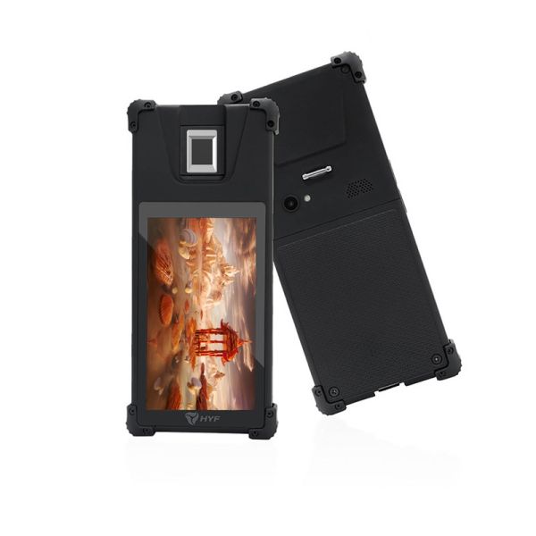 LCD 4G Android 10 Handheld Mobile Biometric Tablets 5 inch