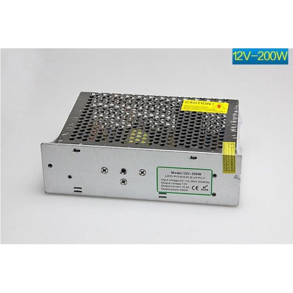 12v 200w светодиодные световые источники питания трансформатор Снижаемый светодиодный источник питания