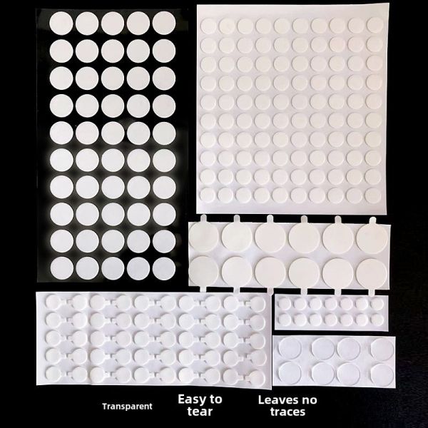 Strong Adhesive Transparent Acrylic Double-Sided Tape Leave No Trace Nano Dot Glue for Spring Festival Couplets Wedding