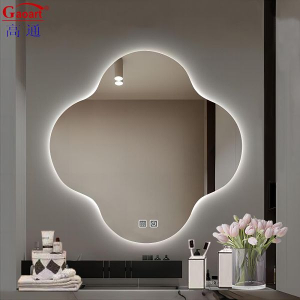 Умное стекло Круглое дизайн светодиодное зеркало для гостиничного номера