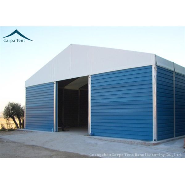 Large White Marquee Aluminium Warehouse Tents For Industry PVC Fabric