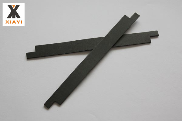 Black Density 2.16g / cm3 PTFE Bands with various filler assembled on piston outside