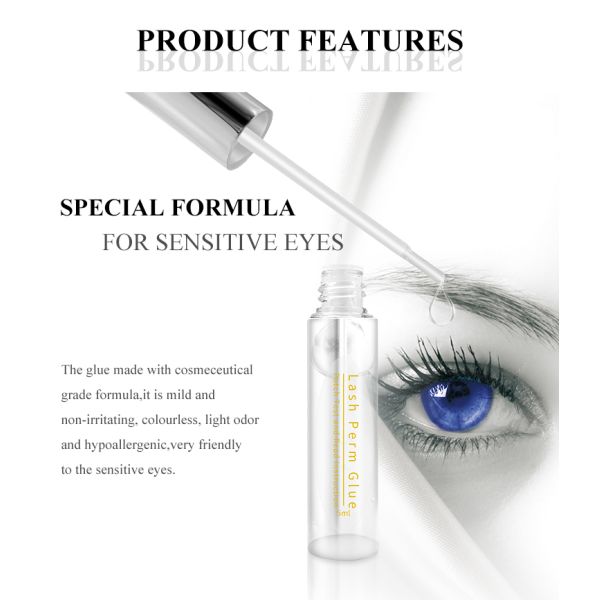 плетка 5ml поднимая слипчивую ресницу Perming прозрачное клеит