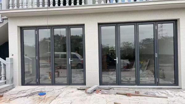 Structural Silicone Glazed Folding Windows - Flush Glass Appearance