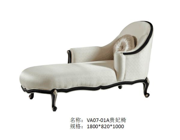 Custom made European design Long bench furniture by Fabric upholstered with Sliver painting legs