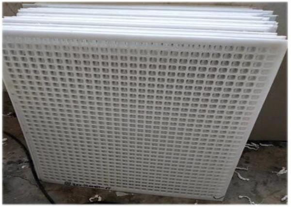 Heat Resistant 1220mm Wide 2440mm Long Plastic Perforated Sheet