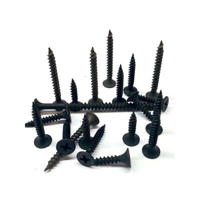 黒は良い糸#2フィリップスのビューグルの頭部の乾式壁ねじ- #6x25mm --をリン酸で処理した