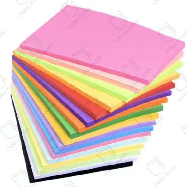 Affordable Manila Paper Color Printing Paper Colorful Copy Paper for DIY Projects
