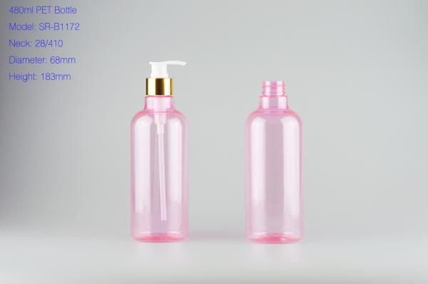 400ml beautiful PET bottle,hair conditioner bottle with lotion pump