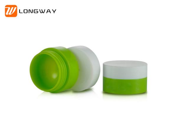 10g Round Plastic Cosmetic Jars With Screw Lids For Eye Cream Eco Friendly