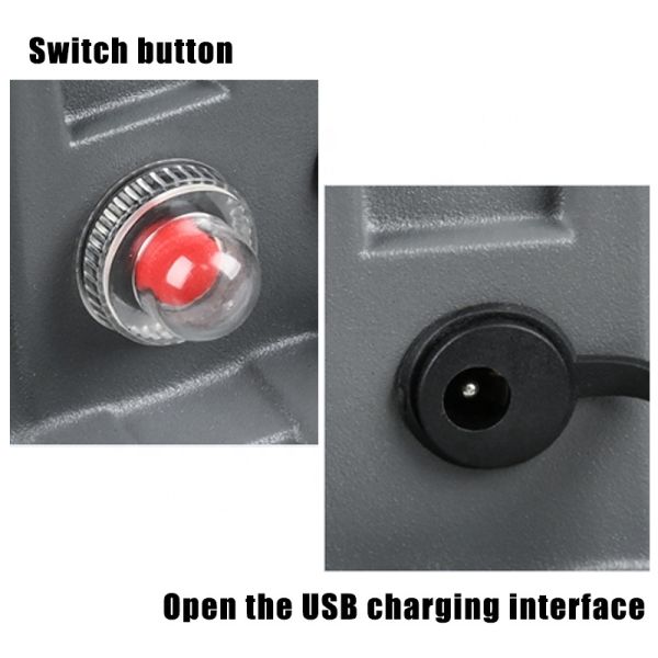 High-Power Portable Charging Floodlight  Adjustable Emergency Lighting Camping, Construction Sites, Home Use