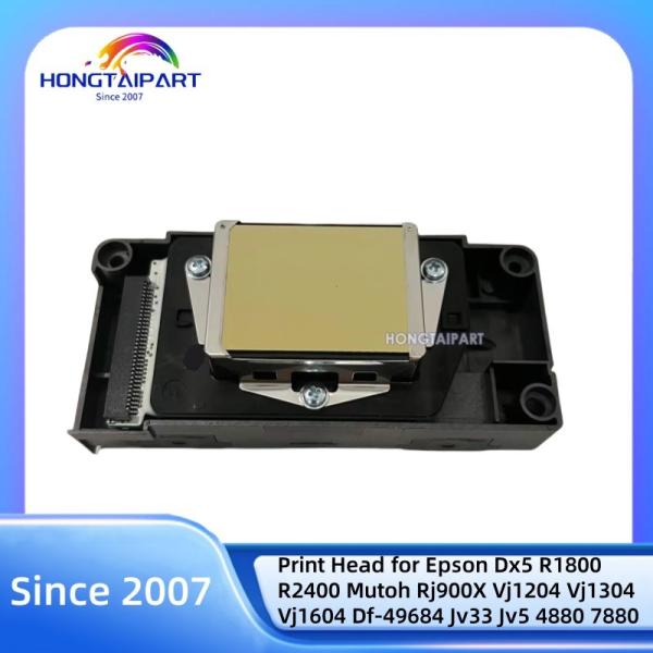 F158000 F186000 F160010 Epson DX5 R1800 R2400 Mutoh RJ900xインク プリンター印字ヘッドのための本物プリンター印字ヘッド