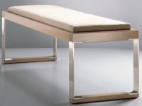 Bancs d'intérieur élégants durables des meubles 1200*400*450mm de lobby d'hôtel