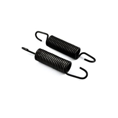 O único laço do metal feito sob encomenda termina as molas de extensão de aço inoxidável