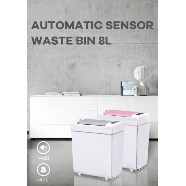 Plastic Automatic Touchless Smart Trash Can Sensor Waste Bin for Home and Institution