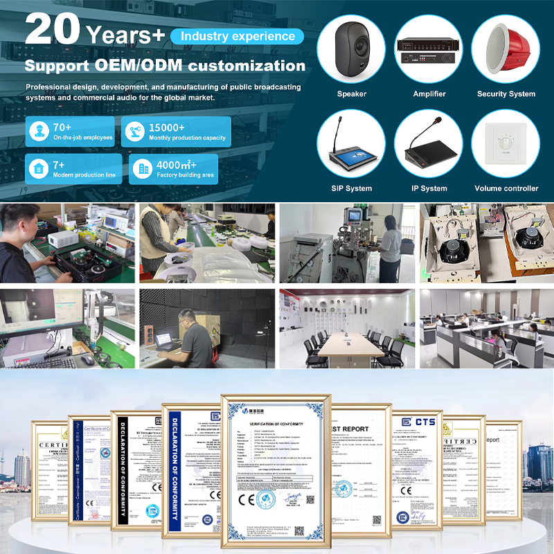 EVAC System Fireproof System OEM ODM Bar Factory Restaurant Security System a Complete Set
