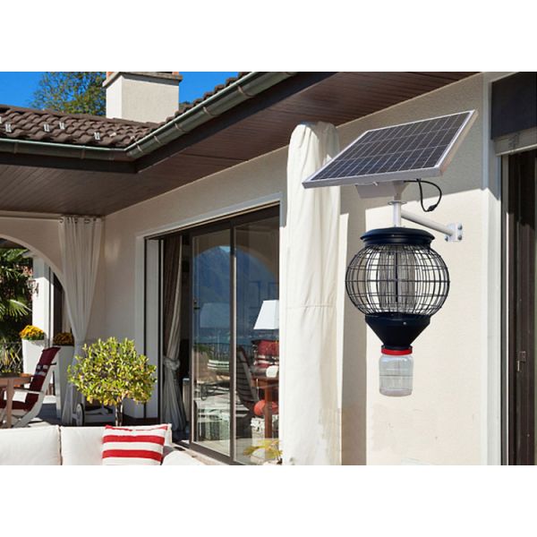 Solar Lantern Mosquito Killer Lamp Outdoor Courtyard Waterproof Orchard Insect Killer Farm Fly Killer With Pole