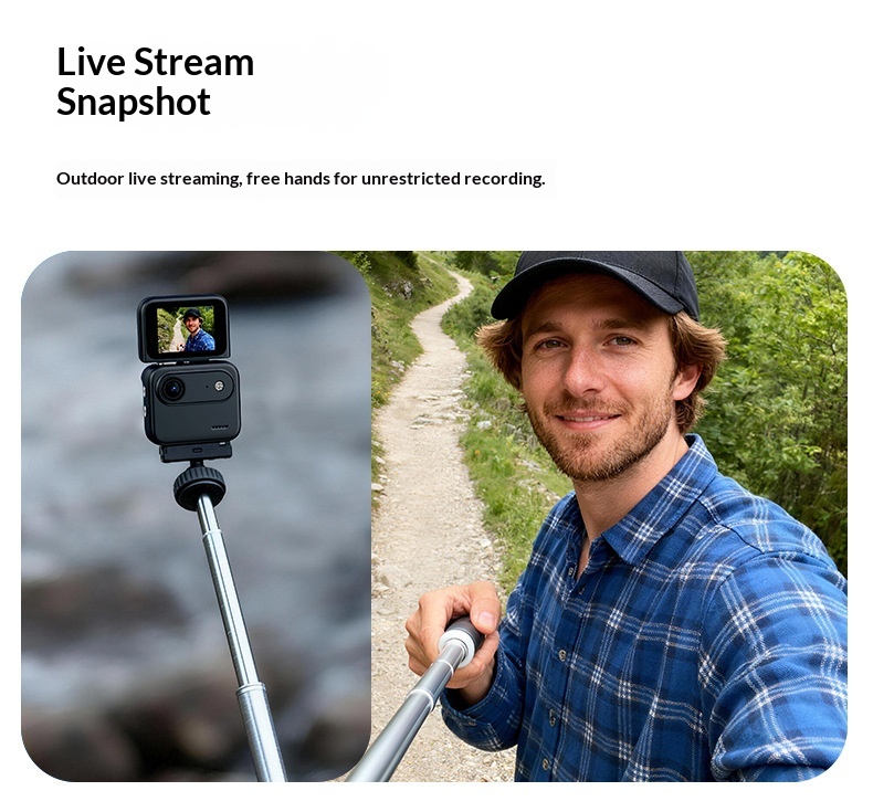Cross-Border Best-Selling Y360 4K Outdoor Sports Camera Mini Thumb 128G 2.0-inch Screen 140 Wide Angle Handheld Vlog Video