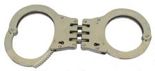 Self Defense Anti Riot Police Equipment Carbon Steel NIJ Real Police Handcuffs