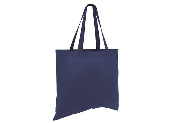 Black 38*42cm Non Woven Polypropylene Tote Bags Without Bottom