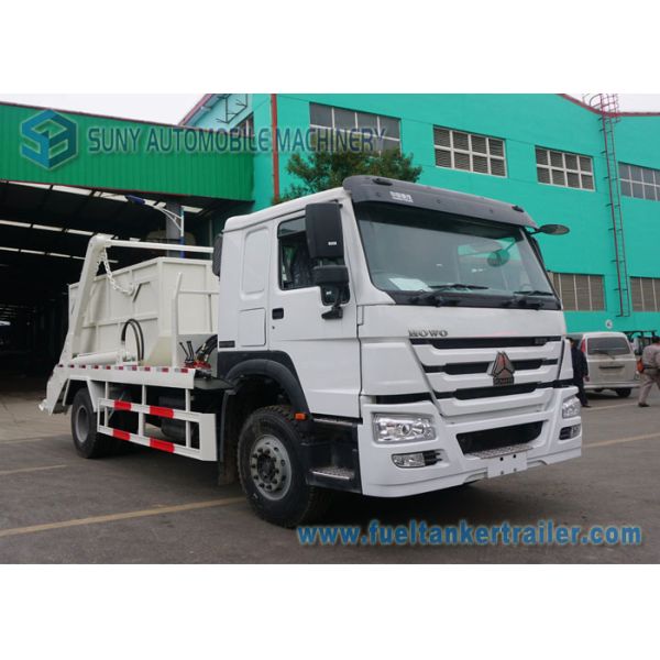 Sinotruk 12m3 Swing Arm Garbage truck HOWO Chassis 4x2 Drive 266hp