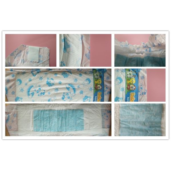 Garde infantile choyante jetable de fuite des couches-culottes 3D de bébé avec le certificat d'OIN