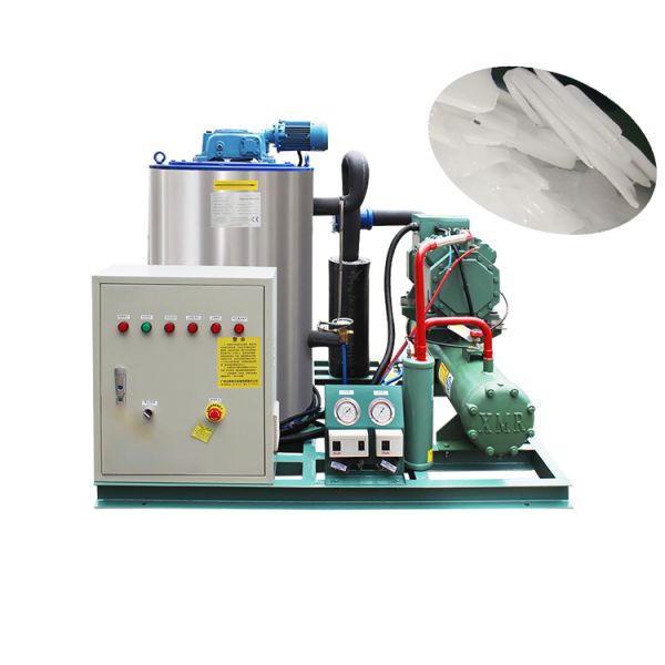 Icemedal 1000 Kg Commercial Flake Ice making Machine For Fish Boat